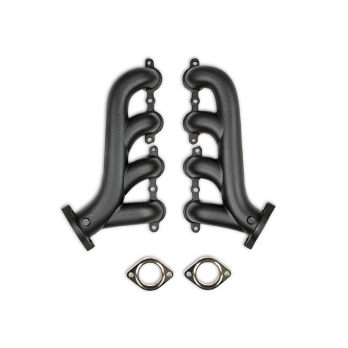 PartzBiz CM: 31730-3FLT-Flowtech LS Swap Exhaust Manifolds - Black Ceramic Finish