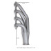 PartzBiz CM: 31536FLT-Flowtech LS Turbo Headers-เคลือบเซรามิก