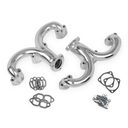 PartzBiz CM 11704-2FLT - Flowtech Rams Horn Exhaust Manifolds - Chrome PartzBiz CM 11704-2FLT - Flowtech Rams Horn Exhaust Manifolds - Chrome