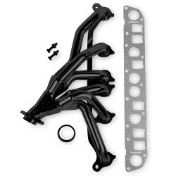 PartzBiz CM 92002FLT - Flowtech Shorty Header - Black Painted PartzBiz CM 92002FLT - Flowtech Shorty Header - Black Painted