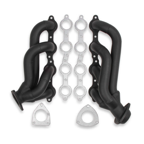 PartzBiz CM: 11142FLT-Flowtech Shorty Headers - Black Painted