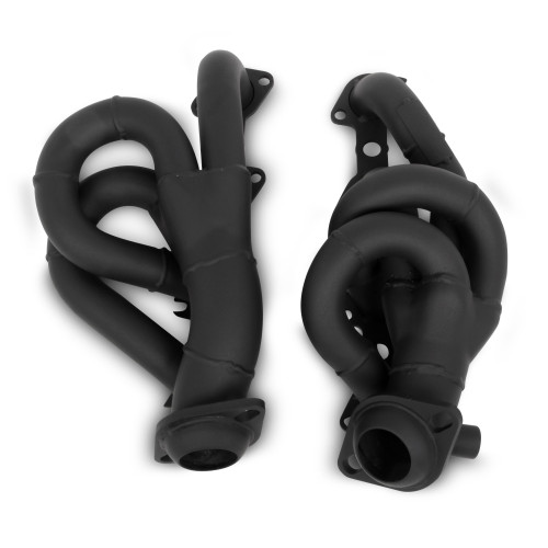 PartzBiz CM: 91670FLT-Flowtech Shorty Headers - ทาสีดำ PartzBiz CM: 91670FLT-Flowtech Shorty Headers - ทาสีดำ