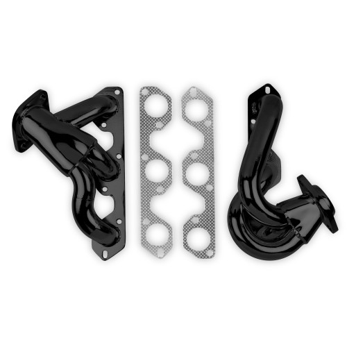 PartzBiz CM: 92004FLT-Flowtech Shorty Headers - ทาสีดำ PartzBiz CM: 92004FLT-Flowtech Shorty Headers - ทาสีดำ