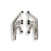 PartzBiz CM: 11570FLT-Flowtech Small Block Chevy Turbo Headers - Polished Finish
