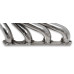 PartzBiz CM: 12165FLT-Flowtech Small Block Ford Turbo Headers - Polished 304 Stainless Steel