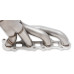 PartzBiz CM: 12152FLT-Flowtech Universal Coyote Turbo Headers - Natural 304 Stainless Steel