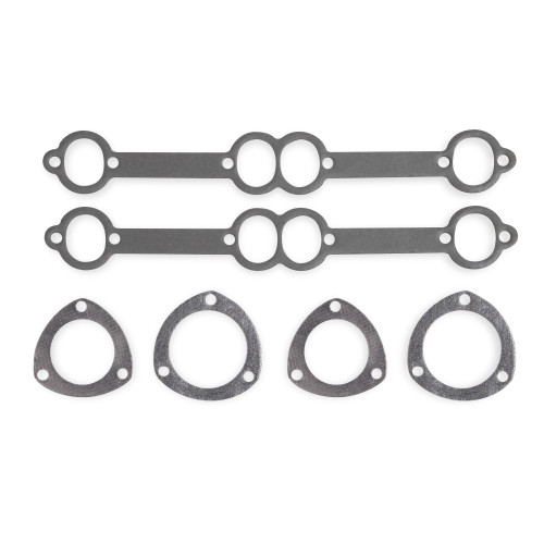 PartzBiz CM: 99161FLT-Header Gaskets - Ferroglass Non-Asbestos - 262-400 Chevrolet Small Block Gen I 1955-91 PartzBiz CM: 99161FLT-Header Gaskets - Ferroglass Non-Asbestos - 262-400 Chevrolet Small Block Gen I 1955-91