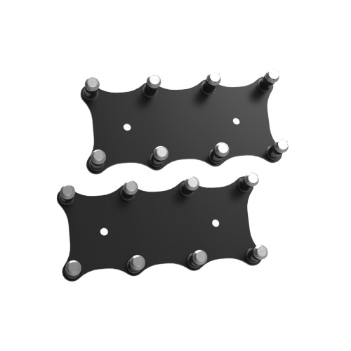 PartzBiz CM: 561-128-Holley EFI Igntion Coil Remote Relocation Bracket, Black Finish, Pair