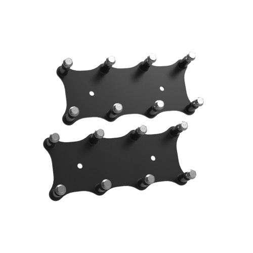 PartzBiz CM: 561-130-Holley EFI Igntion Coil Remote Relocation Bracket, สีดำ, คู่ PartzBiz CM: 561-130-Holley EFI Igntion Coil Remote Relocation Bracket, สีดำ, คู่
