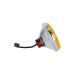 PartzBiz CM: LFRB106-Holley RetroBright LED Forward Facing Light - เลนส์สีเหลือง - ใช้ไฟสูงเท่านั้น