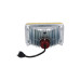 PartzBiz CM: LFRB101-Holley RetroBright LED Replacement forward facing light - Yellow Lens - HIGH BEAM ONLY