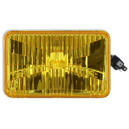 PartzBiz CM: LFRB101-Holley RetroBright LED Replacement forward facing light - Yellow Lens - HIGH BEAM ONLY
