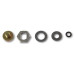 PartzBiz CM: 34-7BK-Black Needle & Seat adjusting nut & lock screw kit - black