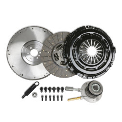 PartzBiz CM 319-575 - Clutch Installation Kit - Includes Flywheel, Clutch, Hydraulic Release Bearing, Hardware