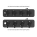 PartzBiz CM: 241-192-Holley 2-Piece Pontiac Style Valve Cover - Gen III/IV LS - Satin Black