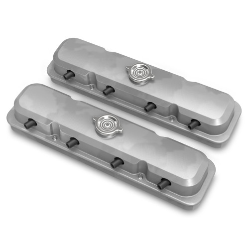PartzBiz CM: 241-190-Holley 2-Piece Pontiac Style Valve Cover - Gen III/IV LS - Natural
