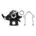 PartzBiz CM: 20-290BK-Holley Black Mid-Mount Complete Accessory System