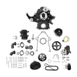 PartzBiz CM 20-291BK - Holley Black Mid-Mount Complete Accessory System PartzBiz CM 20-291BK - Holley Black Mid-Mount Complete Accessory System