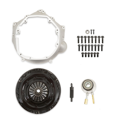 PartzBiz CM: 319-510-Holley Complete Transmission Installation Kit - 6-Bolt LS Engine to T-56 / Magnum PartzBiz CM: 319-510-Holley Complete Transmission Installation Kit - 6-Bolt LS Engine to T-56 / Magnum