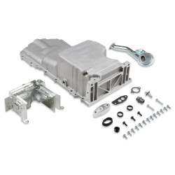 PartzBiz CM 302-22 - Holley GM Gen V LT Swap Oil Pan - Drag Race - As Cast with Turbo Oil Return PartzBiz CM 302-22 - Holley GM Gen V LT Swap Oil Pan - Drag Race - As Cast with Turbo Oil Return