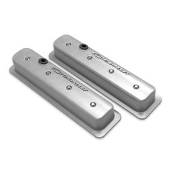 PartzBiz CM 241-290 - Holley GM Licensed Valve Cover - Muscle Series - SBC - Center Bolt - Natural PartzBiz CM 241-290 - Holley GM Licensed Valve Cover - Muscle Series - SBC - Center Bolt - Natural