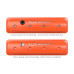 PartzBiz CM: 241-293-Holley GM Licensed Valve Cover - Muscle Series - SBC - Center Bolt - Factory Orange Machined