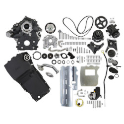 PartzBiz CM 20-340BK - Holley Godzilla High-Mount Accessory Drive - With Holley Swap Oil Pan and Pump - Complete Kit - Black PartzBiz CM 20-340BK - Holley Godzilla High-Mount Accessory Drive - With Holley Swap Oil Pan and Pump - Complete Kit - Black