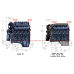 PartzBiz CM: 300-900-Holley Low-Profile Intake Manifold - Godzilla - Natural Finish