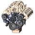 PartzBiz CM: 20-293BK-Holley Premium Black Mid-Mount Complete Accessory System