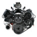 PartzBiz CM: 20-200BK-Holley Premium Mid-Mount Complete Accessory System - Gen V LT Engines - SFI Certified Damper - Black
