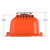 PartzBiz CM: 241-136-Holley Valve Covers - Muscle Series - Finned - SBC - Factory Orange