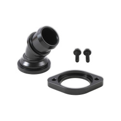 PartzBiz CM 97-343 - Holley Water Neck - Swivel 45 Degree Angle - Black PartzBiz CM 97-343 - Holley Water Neck - Swivel 45 Degree Angle - Black