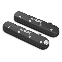 PartzBiz CM 241-407 - Tall LS Valve Cover with LSX Logo - Satin Black Machined Finish PartzBiz CM 241-407 - Tall LS Valve Cover with LSX Logo - Satin Black Machined Finish