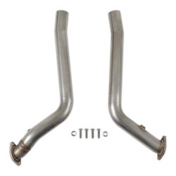 PartzBiz CM BH14350 - Hooker BlackHeart Exhaust Adapter Kit - 2WD
