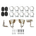 PartzBiz CM: BH14345-Hooker BlackHeart Exhaust System - GM C1500/GMT400 - Swap - 2WD