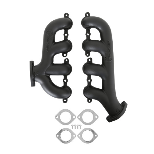 PartzBiz CM: 8506-3HKR-Hooker BlackHeart LS Swap Exhaust Manifolds - การถ่ายโอนข้อมูลด้านหลัง SBC Exit - สีดำ PartzBiz CM: 8506-3HKR-Hooker BlackHeart LS Swap Exhaust Manifolds - การถ่ายโอนข้อมูลด้านหลัง SBC Exit - สีดำ
