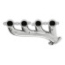 PartzBiz CM: 8503-1HKR-Hooker BlackHeart LS Swap Exhaust Manifolds - Stainless Steel - Polished Finish