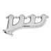 PartzBiz CM: 8503-1HKR-Hooker BlackHeart LS Swap Exhaust Manifolds - Stainless Steel - Polished Finish