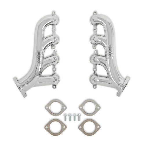 PartzBiz CM: 8503-1HKR-Hooker BlackHeart LS Swap Exhaust Manifolds - Stainless Steel - Polished Finish
