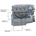 PartzBiz CM: BHS5189-Hooker BlackHeart LT Swap Exhaust Manifolds - Center Dump - Silver Ceramic