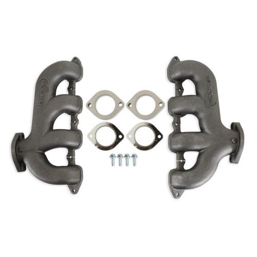 PartzBiz CM: BHS5192-Hooker BlackHeart LT Swap Exhaust Manifolds - Rear Dump - Natural Cast