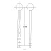 PartzBiz CM: 5389022-Hurst Billet/Plus Shifter Stick - Black/Machined PartzBiz CM: 5389022-Hurst Billet/Plus Shifter Stick - Black/Machined