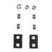 PartzBiz CM: 5380036-Hurst Comp Stick Plate Kit - Ford Mustang