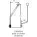 PartzBiz CM: 5384084-Hurst Competition/Plus Shifter Stick - Chrome