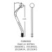 PartzBiz CM: 5386900-Hurst Competition/Plus Shifter Stick - Chrome