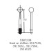 PartzBiz CM: 5387238-Hurst Competition/Plus Shifter Stick - Chrome PartzBiz CM: 5387238-Hurst Competition/Plus Shifter Stick - Chrome