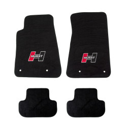 PartzBiz CM 6370000 - Hurst Elite Series Logo Floor Mat Set PartzBiz CM 6370000 - Hurst Elite Series Logo Floor Mat Set
