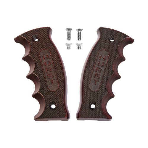 PartzBiz CM: 1539000-Hurst Replacement Pistol Grip Side Grip Plates in Rosewood PartzBiz CM: 1539000-Hurst Replacement Pistol Grip Side Grip Plates in Rosewood