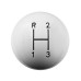 PartzBiz CM: 1637624-Hurst Shift Knob - 3-Speed - White PartzBiz CM: 1637624-Hurst Shift Knob - 3-Speed - White