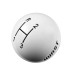 PartzBiz CM: 1637624-Hurst Shift Knob - 3-Speed - White PartzBiz CM: 1637624-Hurst Shift Knob - 3-Speed - White
